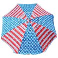 thumbnail image 1 of PMU Multi Stripes with Multi-Color Beach Umbrellas Patriotic Flag Umbrella Pkg/1, 1 of 6