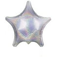 thumbnail image 1 of PMU Silver Dazzleloon Star 22 Inch Mylar Balloon Pkg/1, 1 of 1