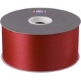 thumbnail image 1 of PMU Smooth Water Resistant Floral Satin Ribbon 2 1/2 Inch X 100 Yards Red Pkg/1 Perfect for Florists, Gift Wrapping, Wedding Decor,, 1 of 1