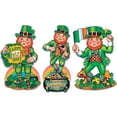thumbnail image 1 of PMU St. Patrick's Day Decorations and Party Supplies - 3pcs 18 Inch Leprechaun Cutouts - Irish Costume, Party Accessory (3/pkg) Pkg/1, 1 of 7
