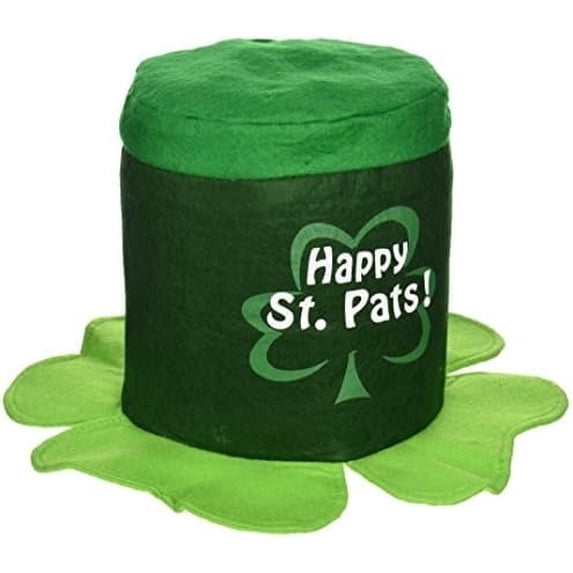PMU St. Patrick's Day Headwear Decorations and Party Supplies - Happy St. Pat's! Hat - Irish Costume, Party Accessory (1/pkg) Pkg/1