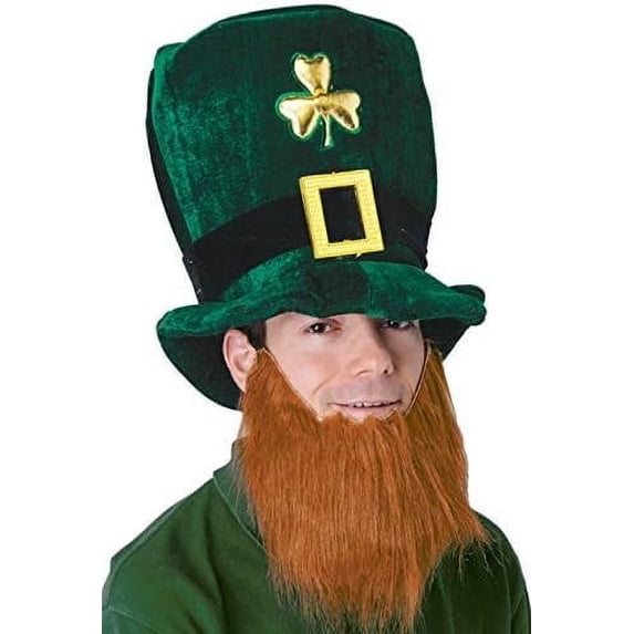 PMU St. Patrick's Day Headwear Decorations and Party Supplies - Unisex Plush Hat - Irish Costume, Party Accessory (1/pkg) Pkg/1