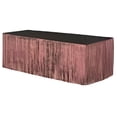 thumbnail image 1 of PMU Table Skirt Rose Gold Tinsel Foil 9 ft x 29 inch Party Favor Supplies, Party Decoration Fringe Table Skirt, Tinsel Table Skirt, Metallic Table Skirt, Foil Fringe Table Skirt (1/Pkg) Pkg/1, 1 of 1
