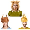 thumbnail image 1 of PMU Thanksgiving 3pc Assorted Turkey Hats Thanksgiving Party Costume Accessories (47709, 47711, 47710) (3/Pkg) Pkg/1, 1 of 7