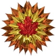 thumbnail image 1 of PMU Thanksgiving Fall Leaf Fan-Burst 15 inch Decoration Indoor/Outdoor Thanksgiving Party Events Accessory (1/Pkg) Pkg/1, 1 of 1