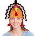 thumbnail image 1 of PMU Thanksgiving Turkey Gobble Galore Hat for Thanksgiving Party Costume Accessories for Adults and Kids (6/Pkg) Pkg/1, 1 of 8