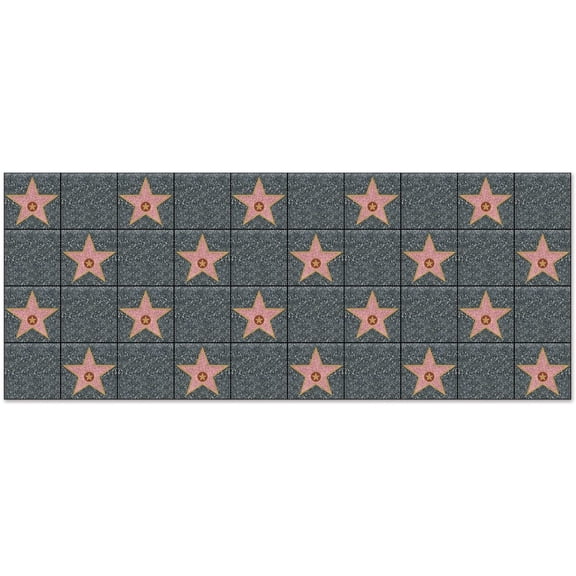 PMU VIP Movie Star Awards Night Backdrop Decoration for Parties, 4 feet height x 30 feet length, 1/pkg