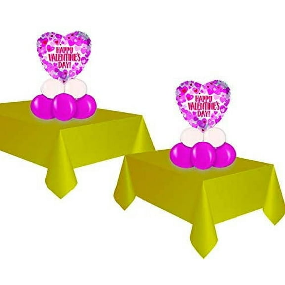 PMU Valentine’s Day DYI Balloon Centerpiece Kit Hearts on Pearl Table Decoration Pkg/1