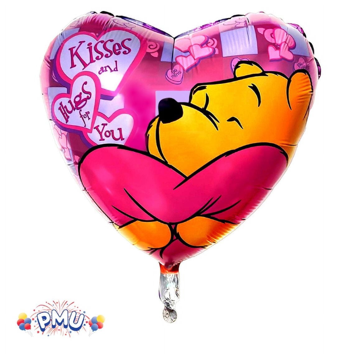 Amscan Valentines Avanti 'Pugs And Kisses' 18" Foil Party Balloon – Cute Dog Theme