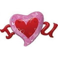 thumbnail image 1 of PMU Valentine's Day "I Heart U" 46in Mylar-Foil Balloon (10/pkg) Pkg/1, 1 of 6