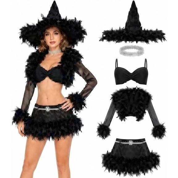 PMU Women's Halloween Costume, Witch Halloween Costume & Halloween Dress