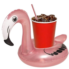 PMU inflatable Pool Drink Holder Float Toy, Pink