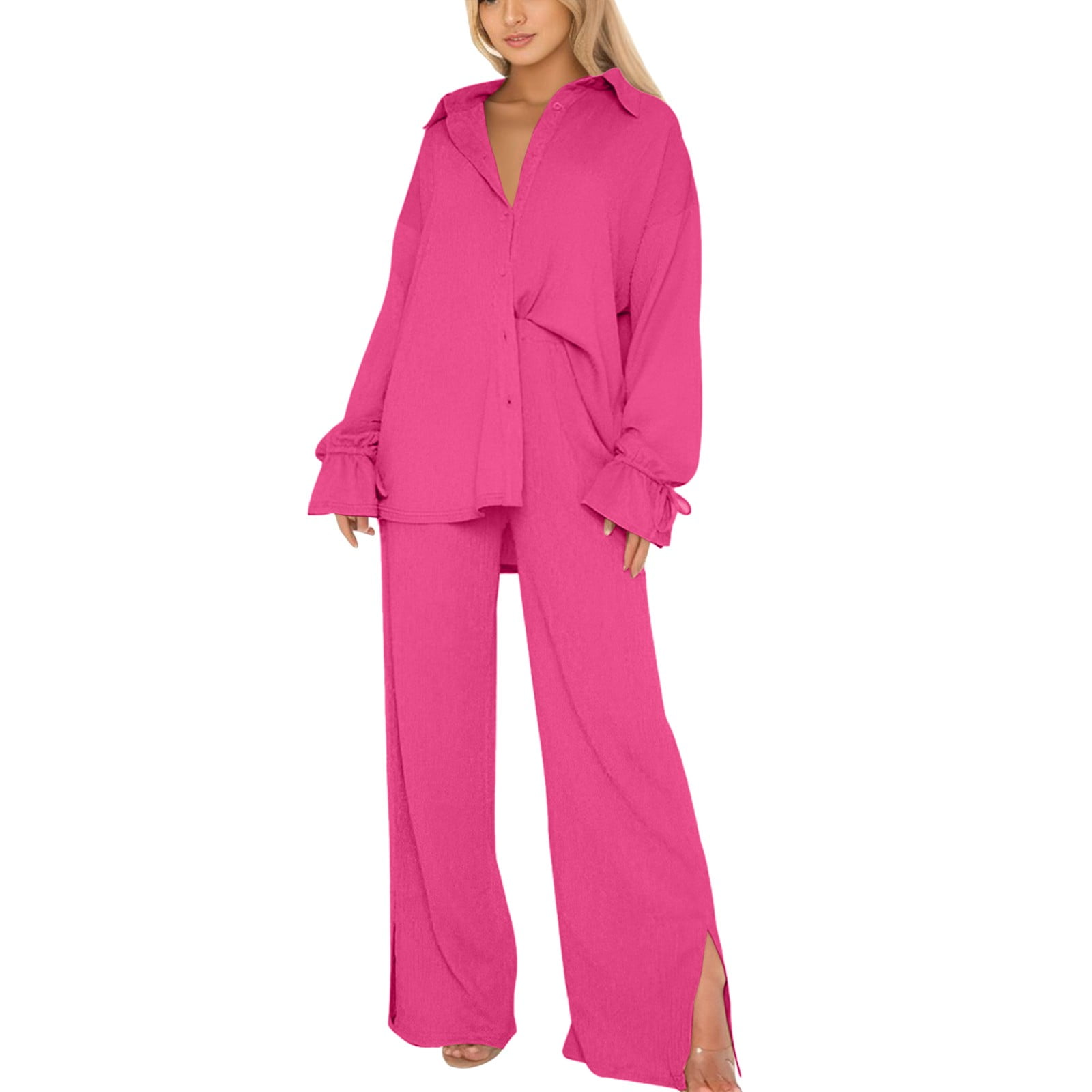 PMUYBHF 2 Piece Set Outfit for Women Summer Women 2 Pieces Outfits