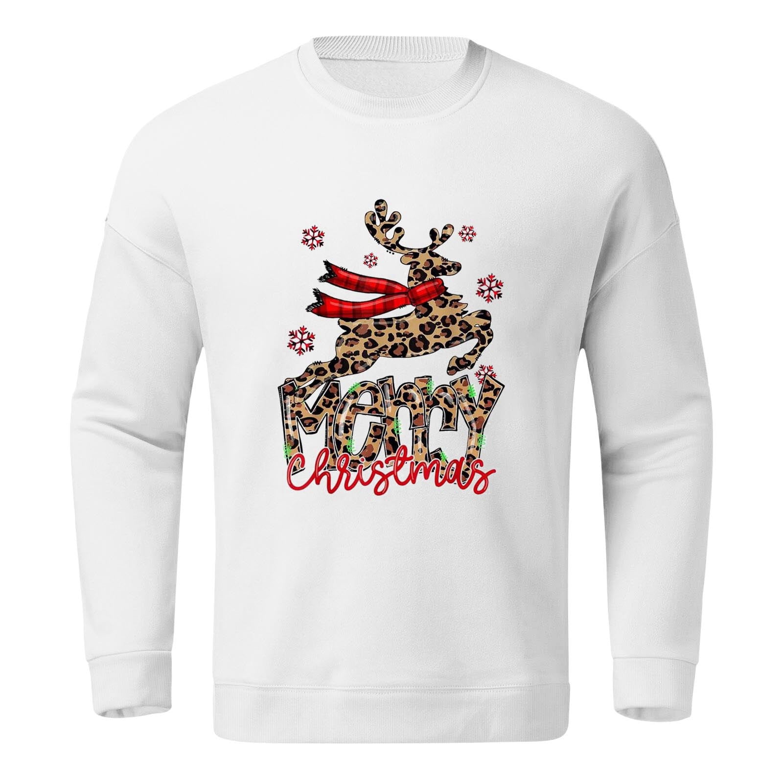 PMUYBHF 2024 Oversized Christmas Sweatshirt Men's Autumn and Winter