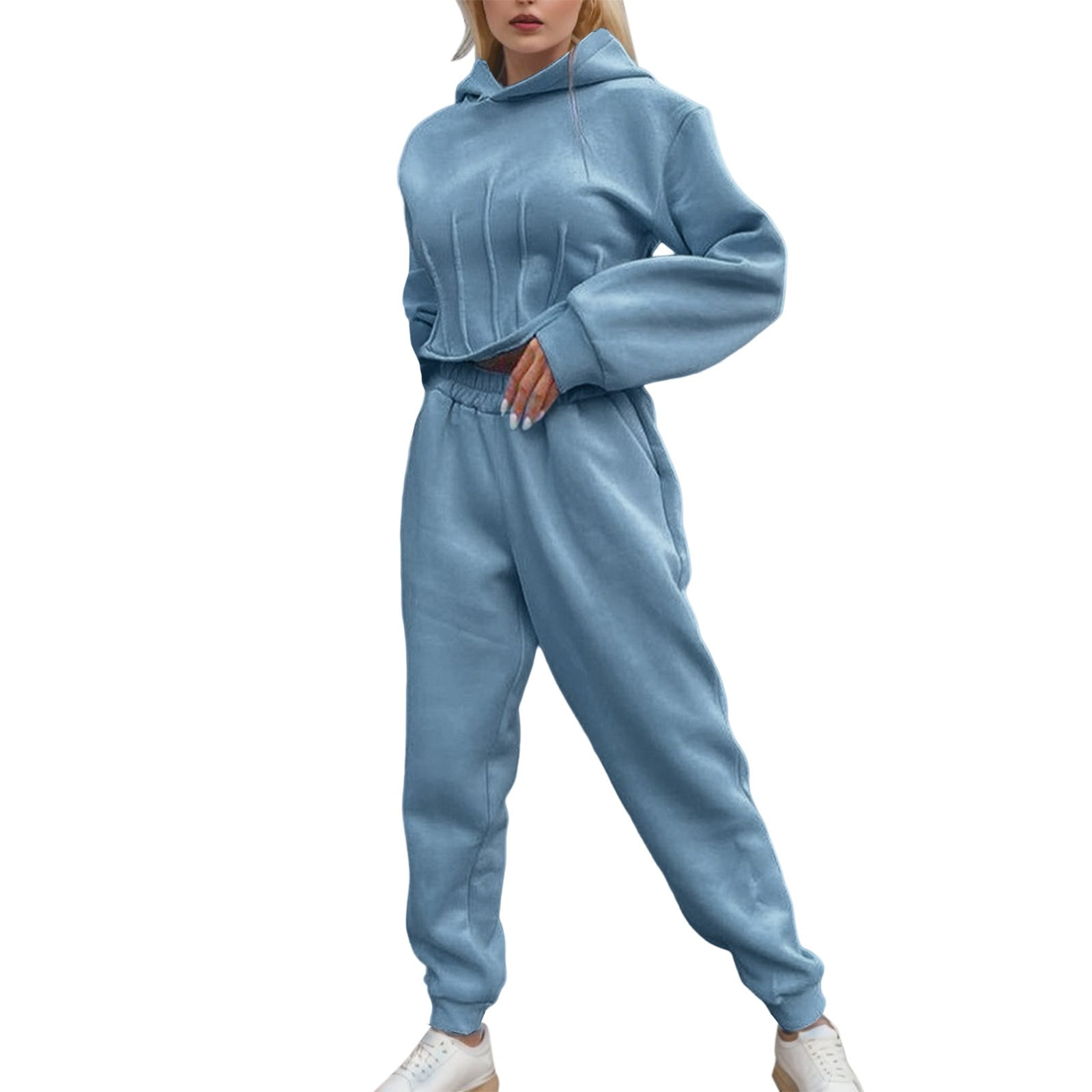 PMUYBHF 90S Outfits for Women Sweatsuits for Womens Set 2 Piece Cozy  Jogging Hoodie Sweatpants Set Casual Tracksuits 2 Piece Outfits for Women  Plus Size Casual Outfits for Women 2 Piece Sets 