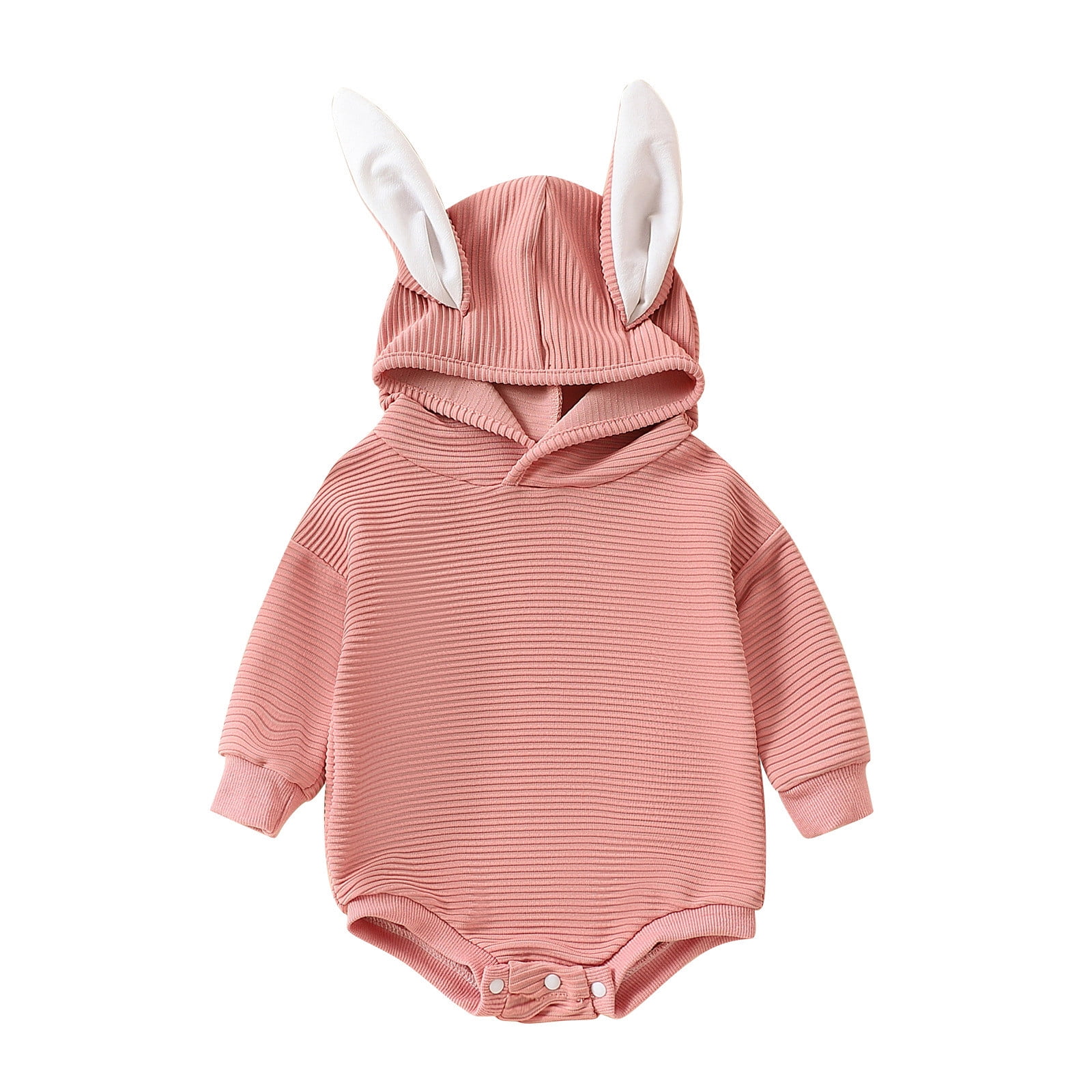 PMUYBHF Baby Boy Rompers Baby Boy Girl Easter Outfit Bunny Ear Hooded