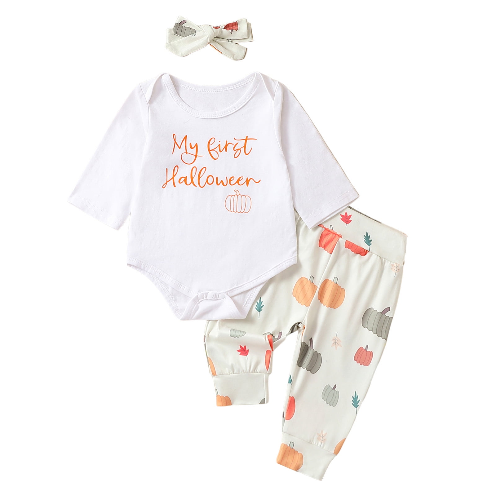 PMUYBHF Baby Outfits 36 Months Girls Boys Long Sleeve Letter Prints