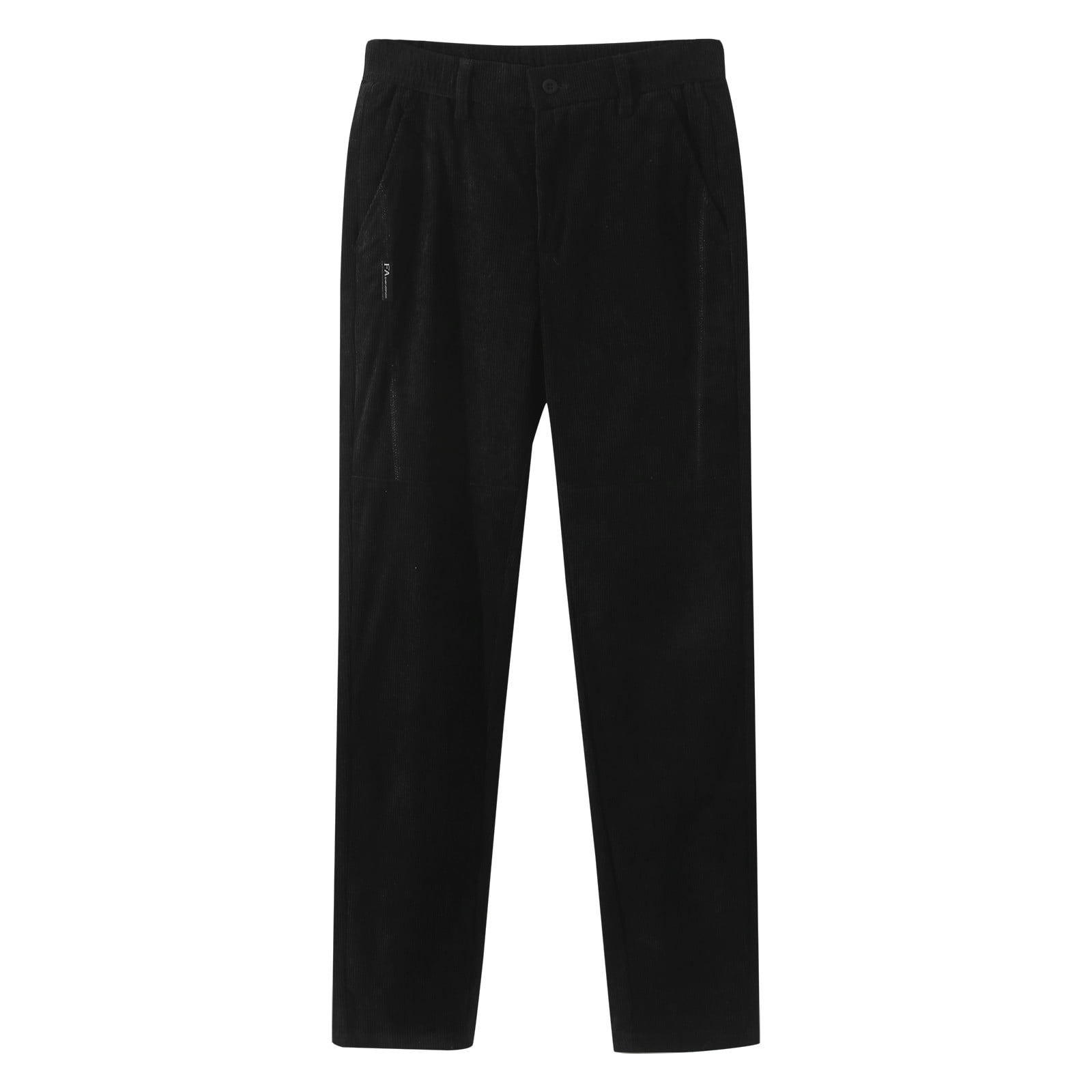 PMUYBHF Black Slim Fit Jeans for Men Size 42 Mens Autumn Winter Casual Pant Sports Pants with