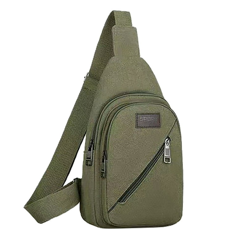 PMUYBHF Canvas Shoulder Bag with Outside Pockets Beach Tote Bag with Zipper Black M Men S Canvas Waterproof Large Capacity Fashionable Casual Shoulder