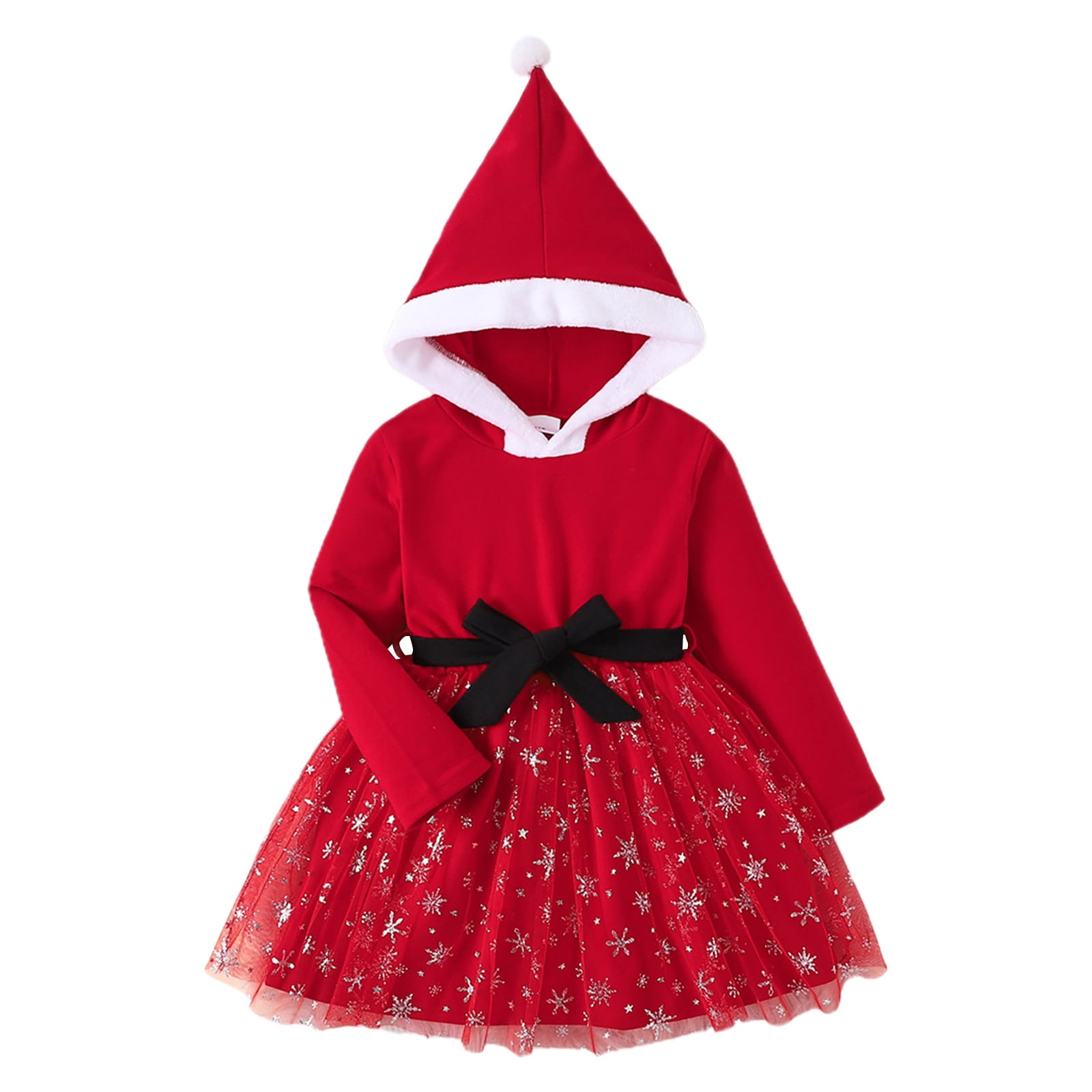 PMUYBHF Christmas Dresses for Girls 1416 Plus Size Toddler Girls Long