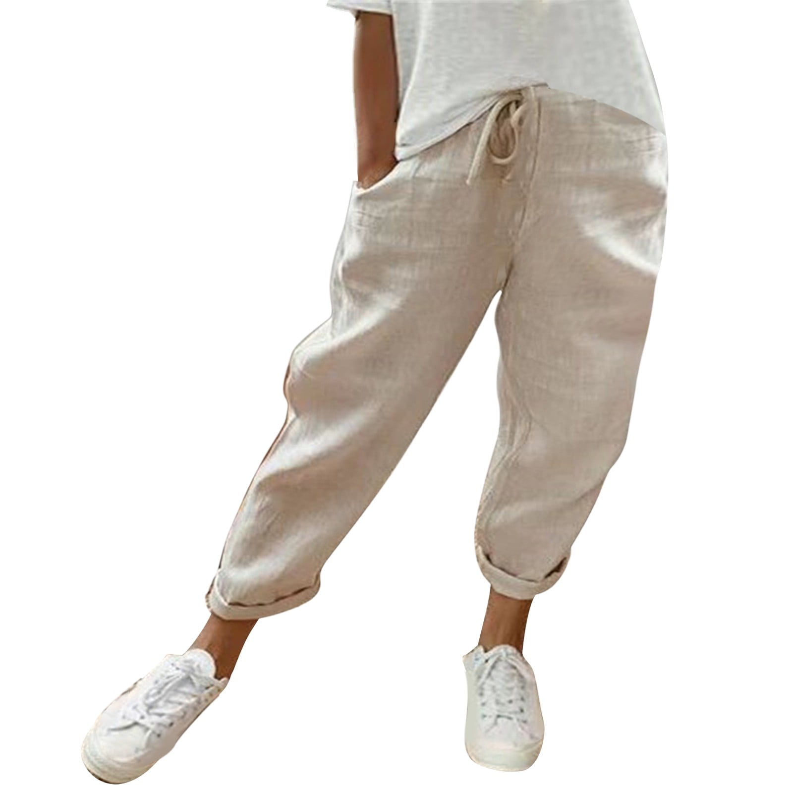 PMUYBHF Sweatpants Men Xl Tall Linen Straight Leg Pants Spring/Summer New  Men's Wide Leg Pants Solid Color Trend Long Pants Men's Casual Pants Cargo  Pants for Men Stretch Waist 