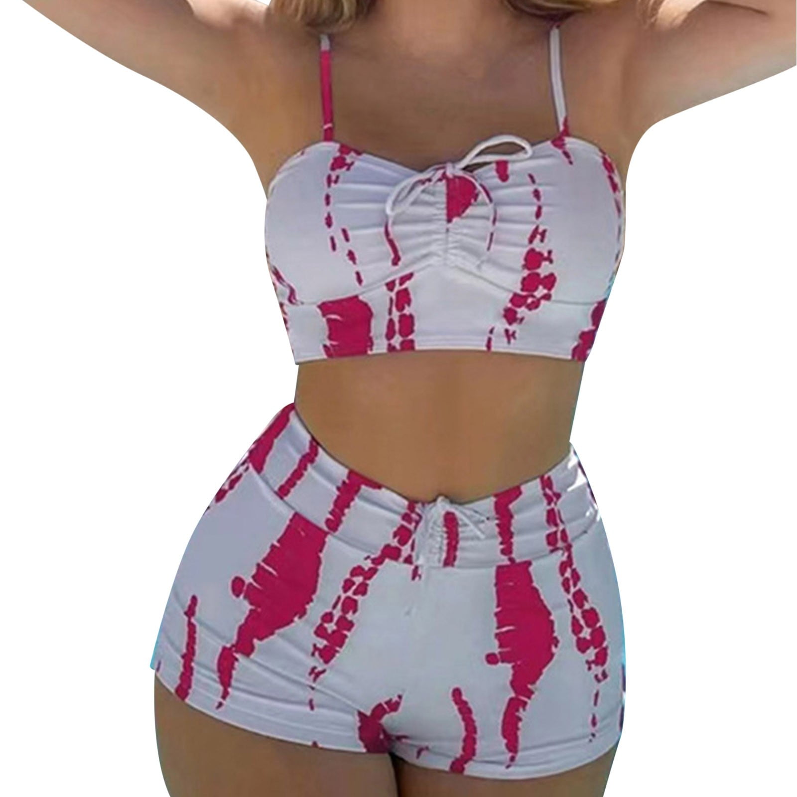 PMUYBHF Female 4Th of July Plus Size Bikini Underwear Women's Sling