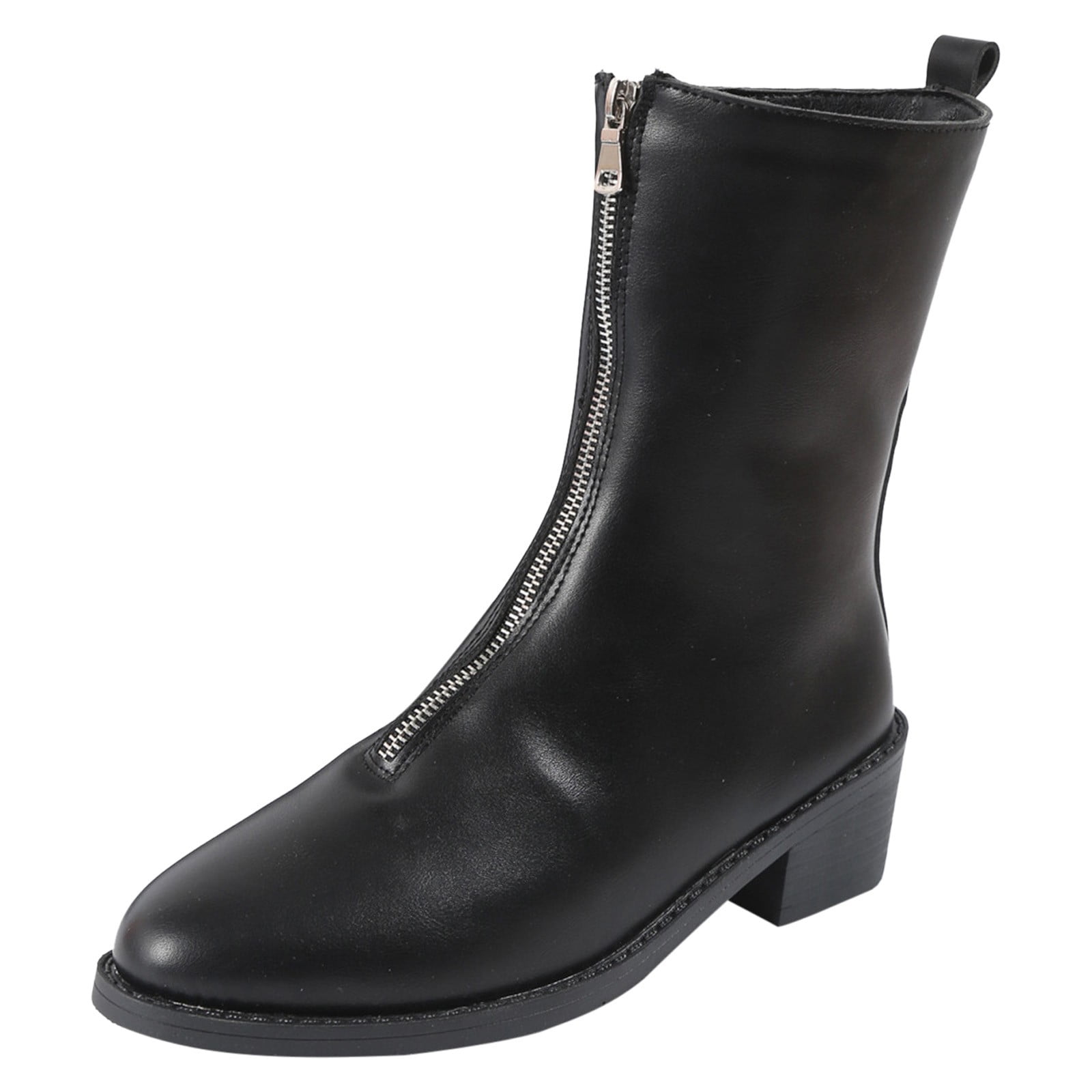 PMUYBHF Knee High Boots Lace up Back Women'S Fashion Color Matching