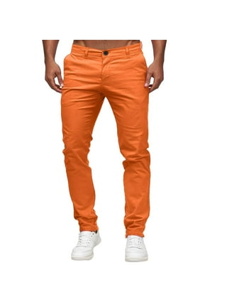 Mens Slim Fit Jeans in Mens Jeans Orange Walmart