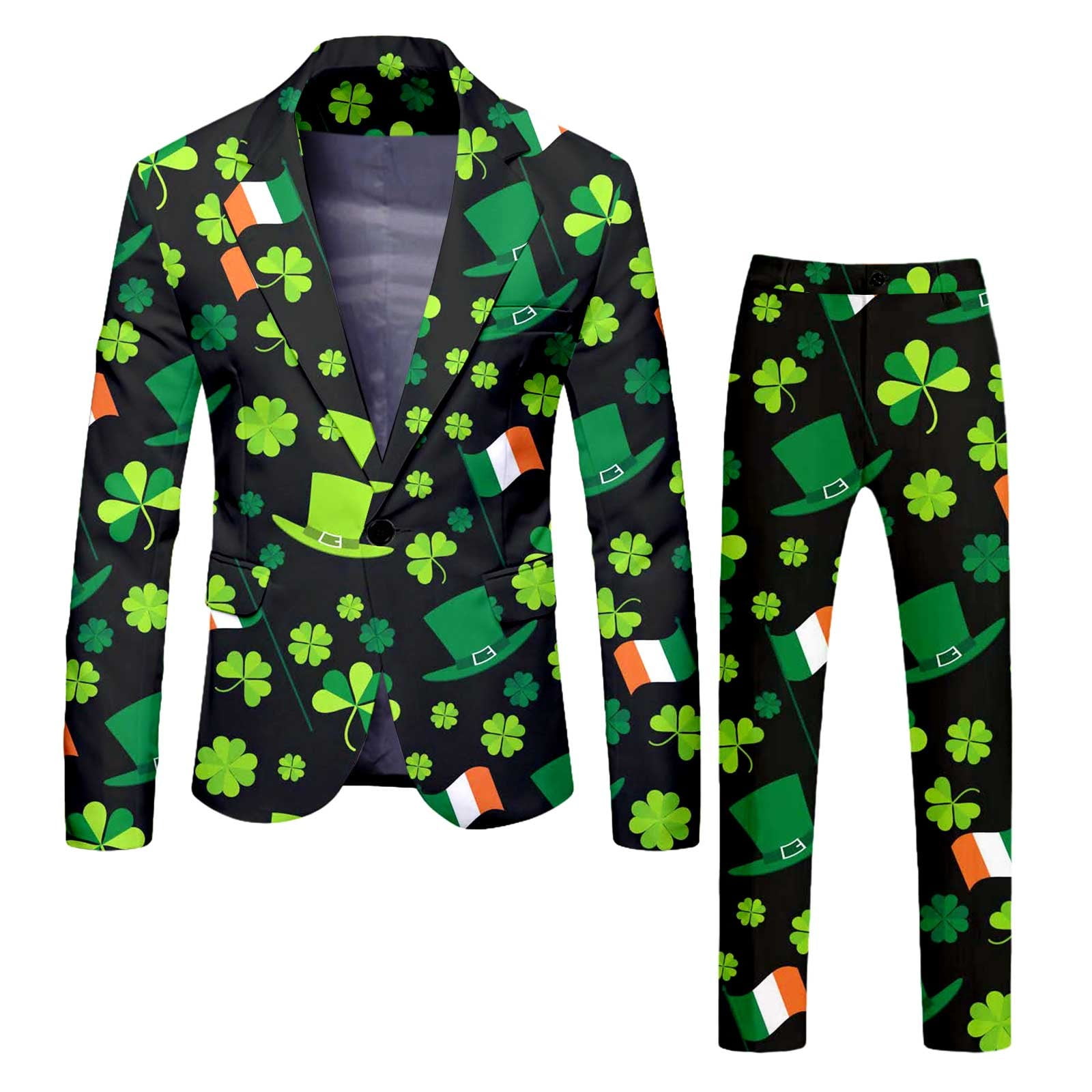 PMUYBHF Male 80 S Party Outfits Men Xxxl July 4 Mens St Pat Day Suit pmuybhf-male-80-s-party-outfits-men-xxxl-july-4-mens-st-pat-day-suit