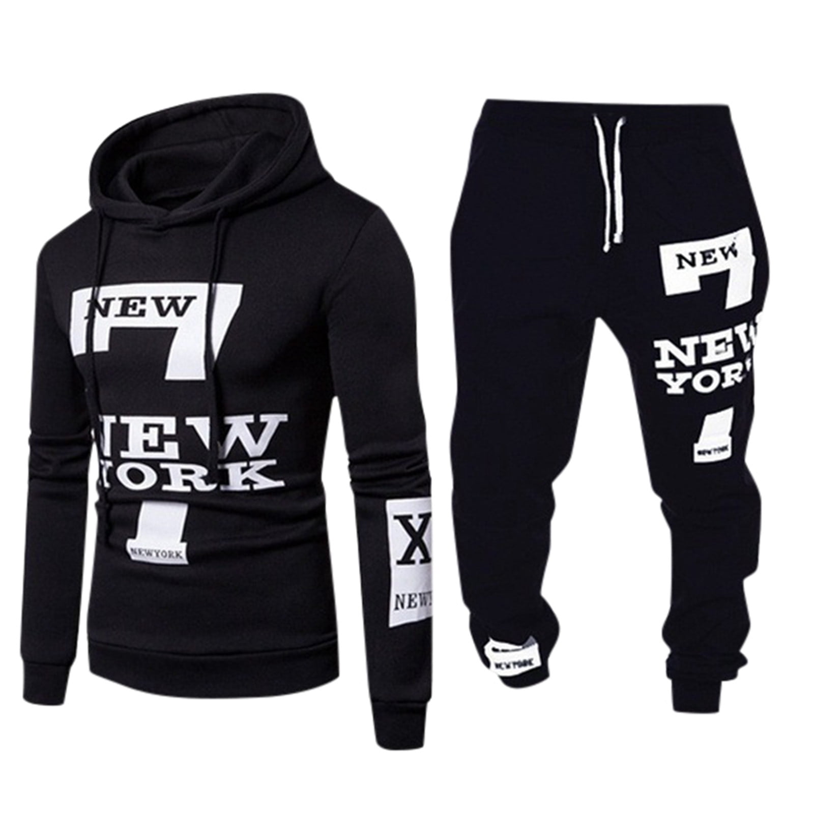 PMUYBHF Male 90S Outfit for Men Tracksuit 4Th of July Men's Autumn and ...