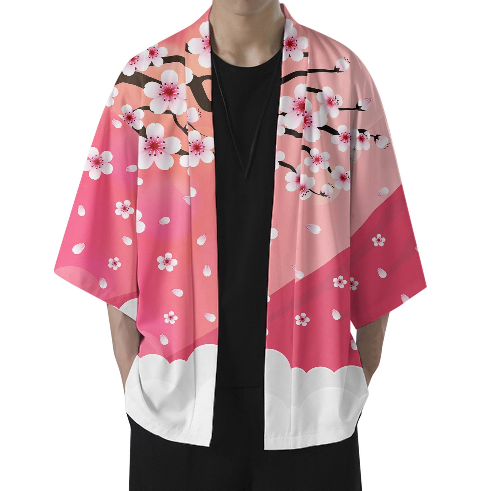 PMUYBHF Male S Yellow Shirts for Men July 4 Male Spring and Summer