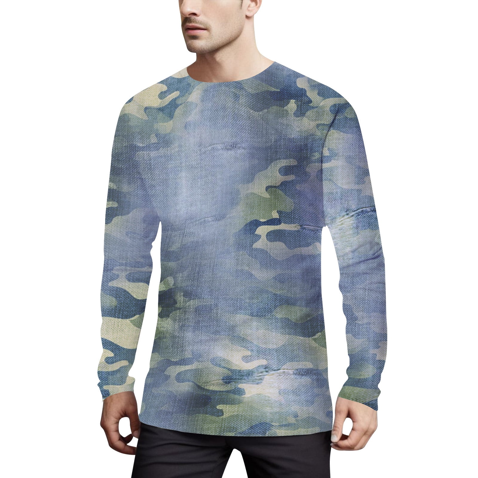 PMUYBHF Male White Linen Shirt Men July 4Th Mens Shirts Long Sleeve