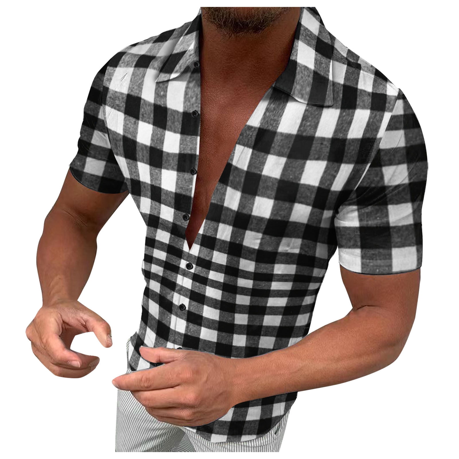 PMUYBHF Male Xl Linen T Shirts for Men 4Th OF July Mens Spring and ...