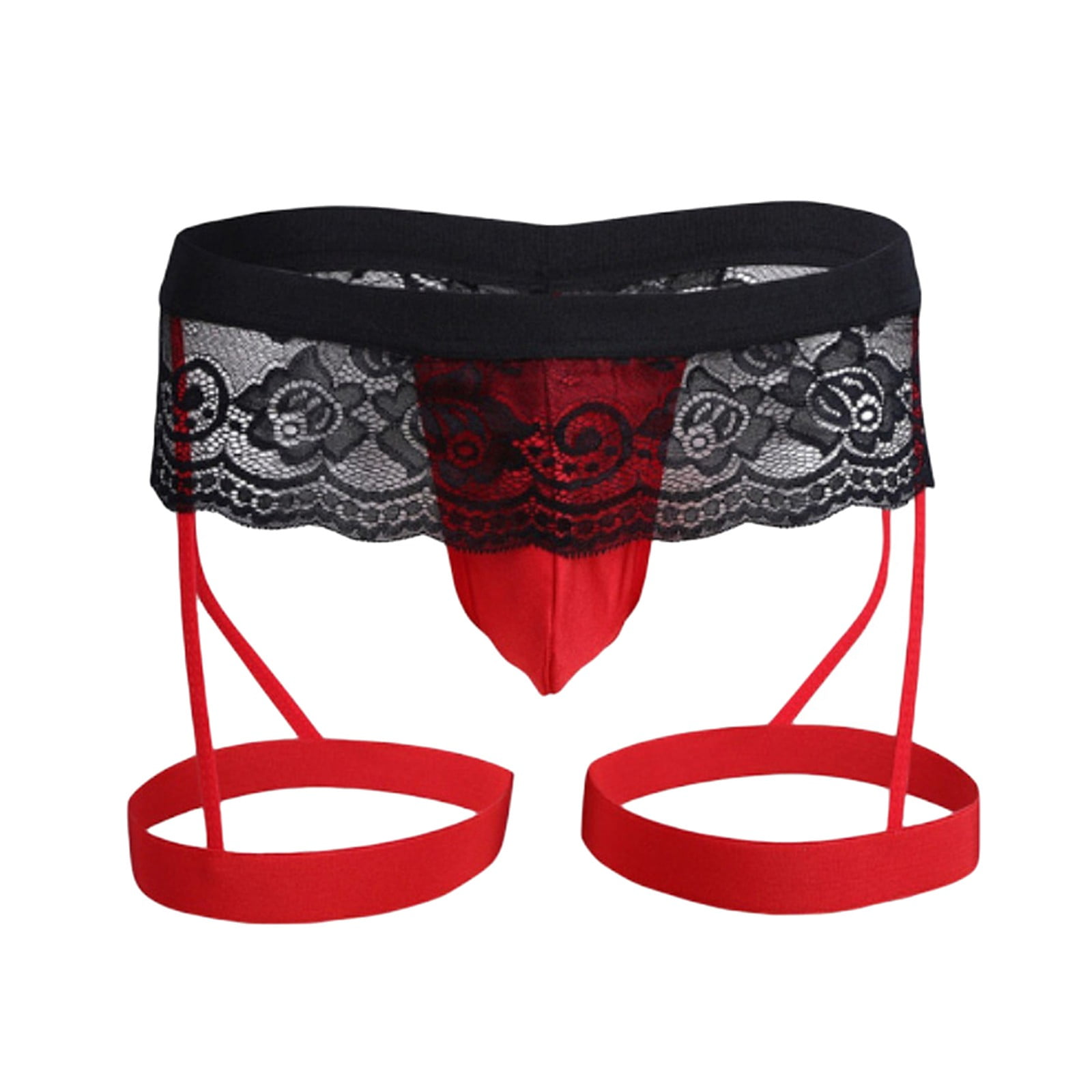 PMUYBHF Men'S Fun underwear Men'S Lace Transparent Leggings See Through