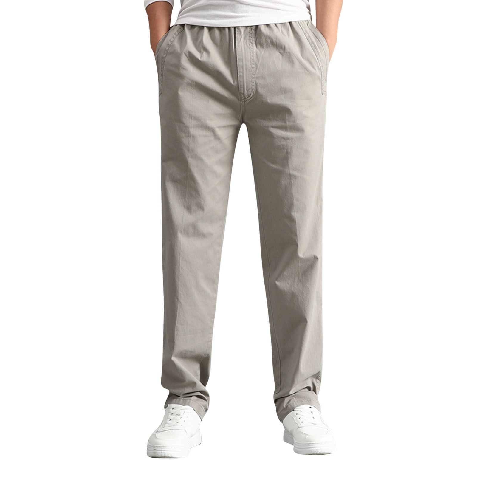 PMUYBHF Men's Cargo Pants Size 36X32 Mens Fashion Casual Loose