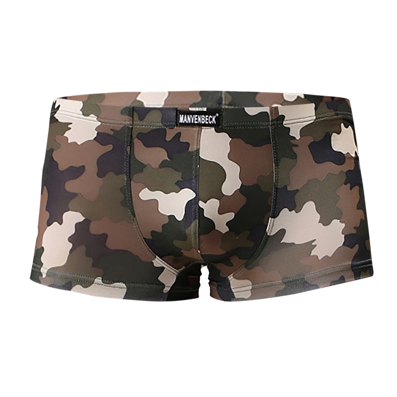 Underwear military men's camouflage boxer briefs trunks underwear