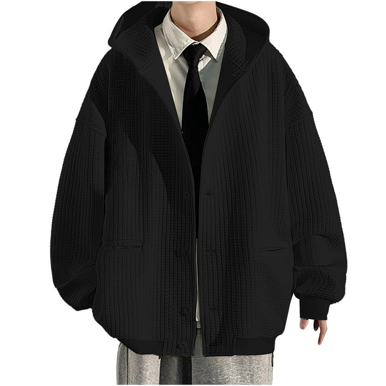 PMUYBHF Men's Winter Jacket Big and Tall Size 7X Male Autumn and