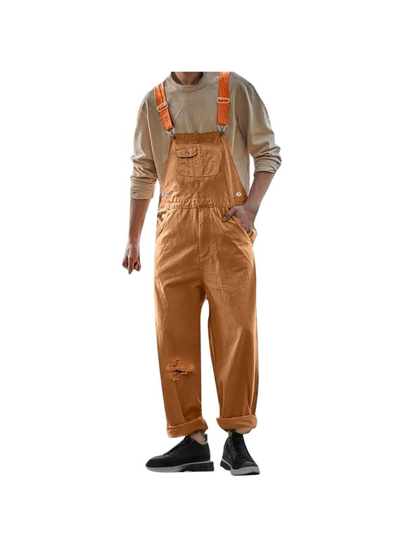 Bib Overalls Cargo Pockets
