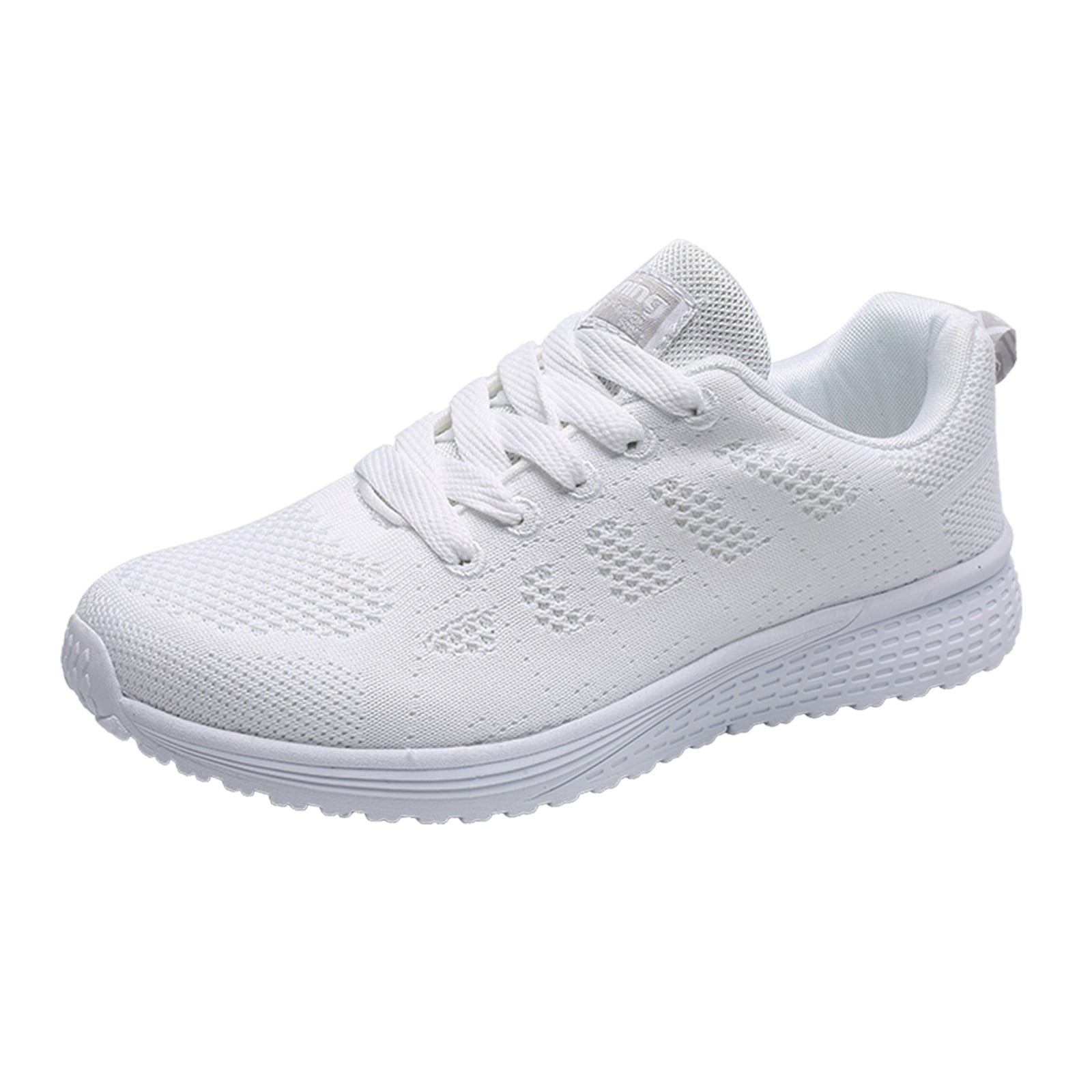 PMUYBHF Mens Gym Sneakers Women Ladies Breathable Mesh Air Cushion Mesh