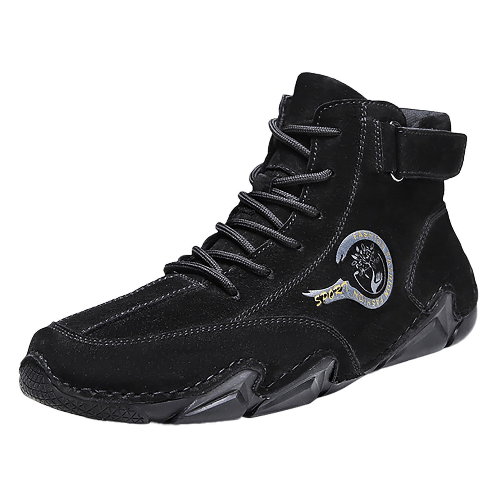 PMUYBHF Mens Running Shoes Work Sneakers Men Black New PMUYBHF Mens Running Shoes Work Sneakers Men Black New