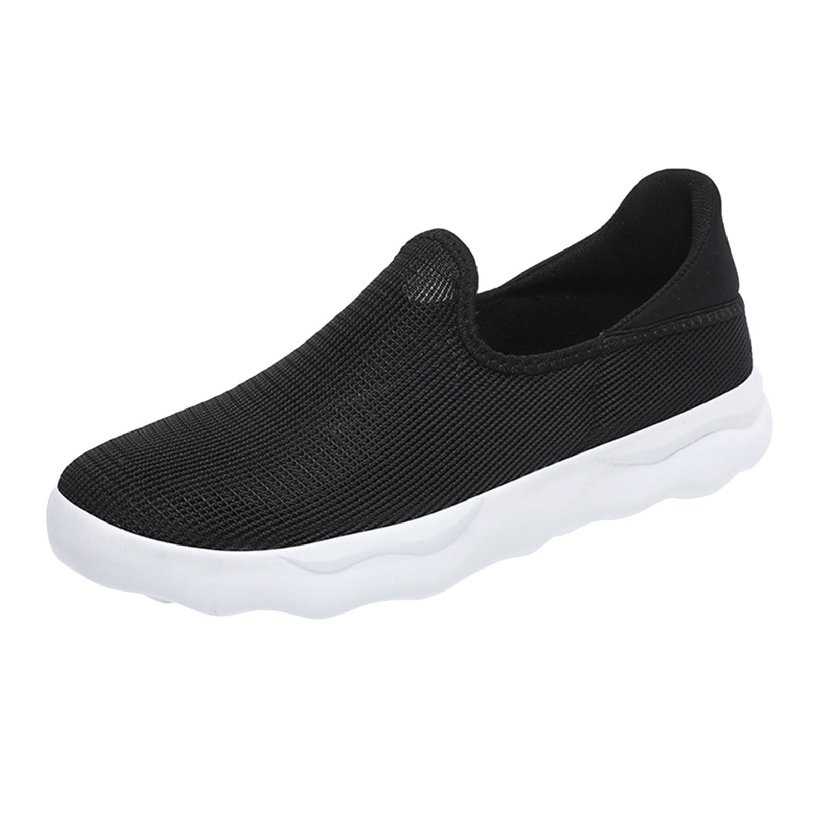 PMUYBHF Mens Sneakers Slip on Running Shoes Men Wide Men Sports Shoes