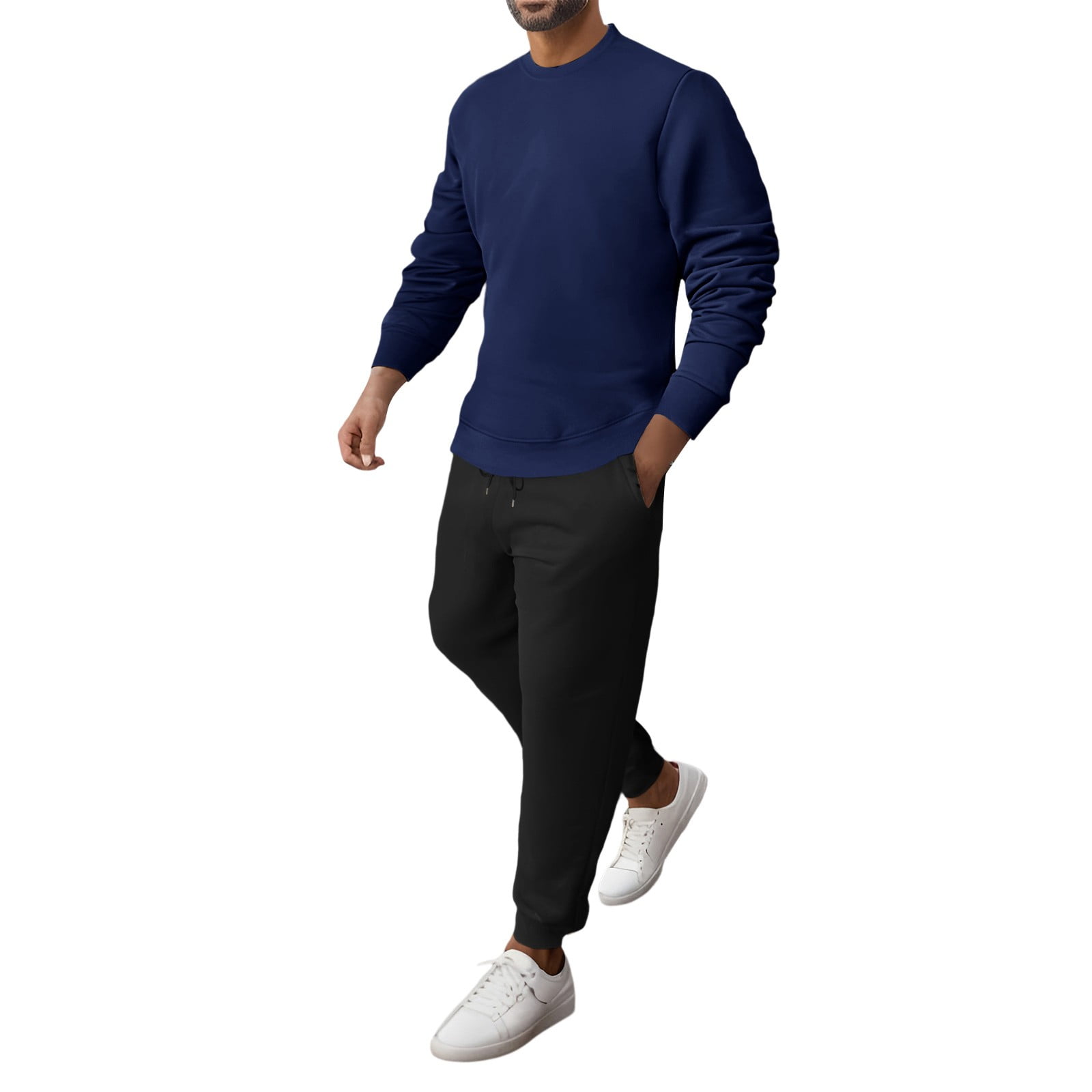 PMUYBHF Mens Track Suits 2 Piece Set 80S Style 644635508366 Mens