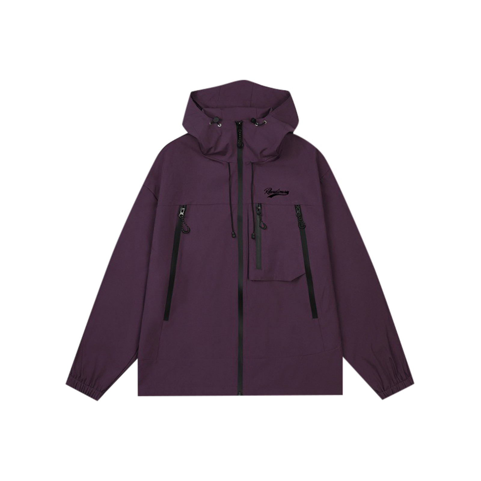 PMUYBHF Mens Work Jacket with Hoodie Man's Lightweight Windproof Jacket