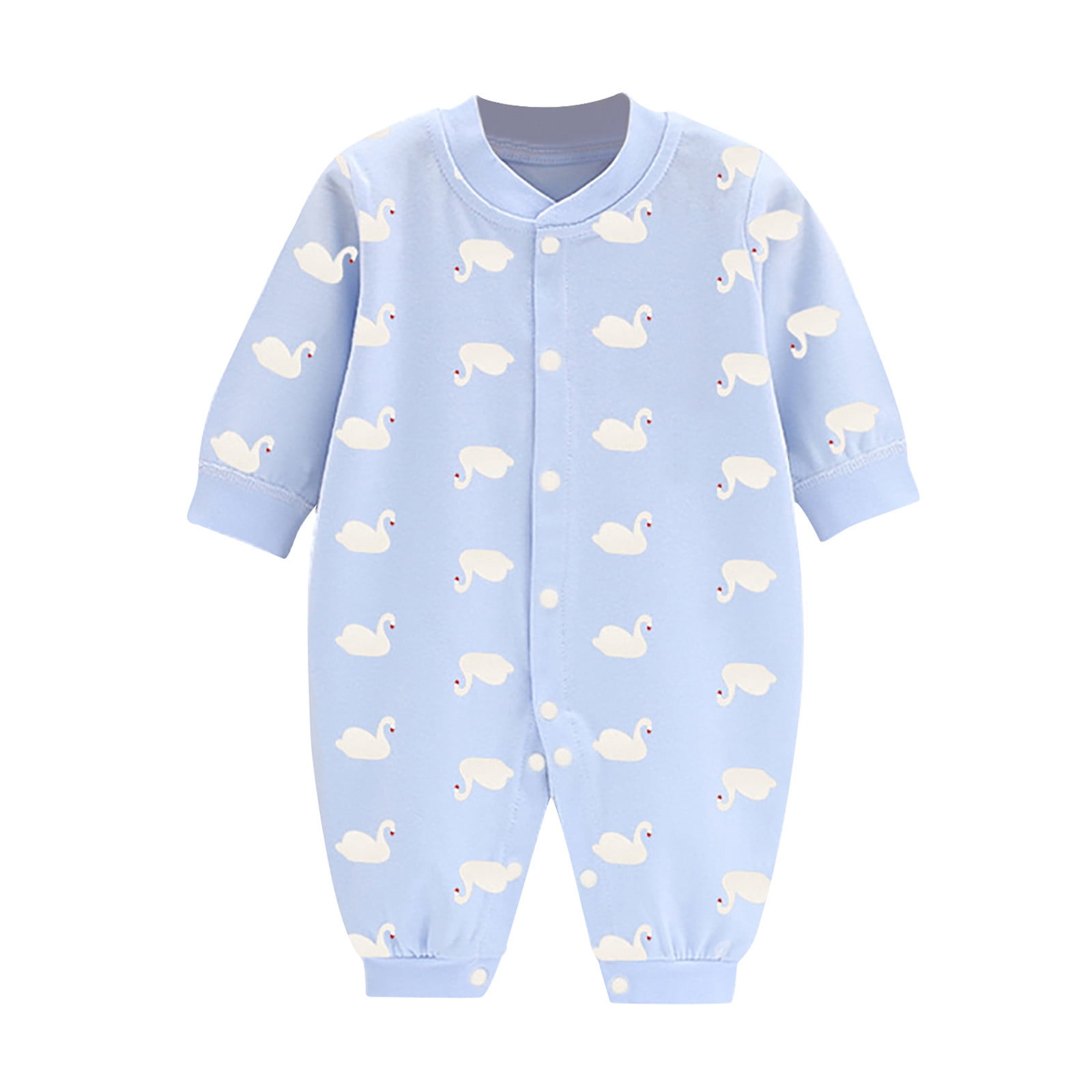 PMUYBHF Reduced Baby Boy Girl Cotton Print Romper Jumpsuit Playsuits