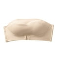 thumbnail image 1 of PMUYBHF Sports Bras for Women High Support Women's Comfortable Strapless Anti Slip Summer Back Bra Anti Glare Wedding Dress Special Bra Strapless Bras for Women Wireless, 1 of 5