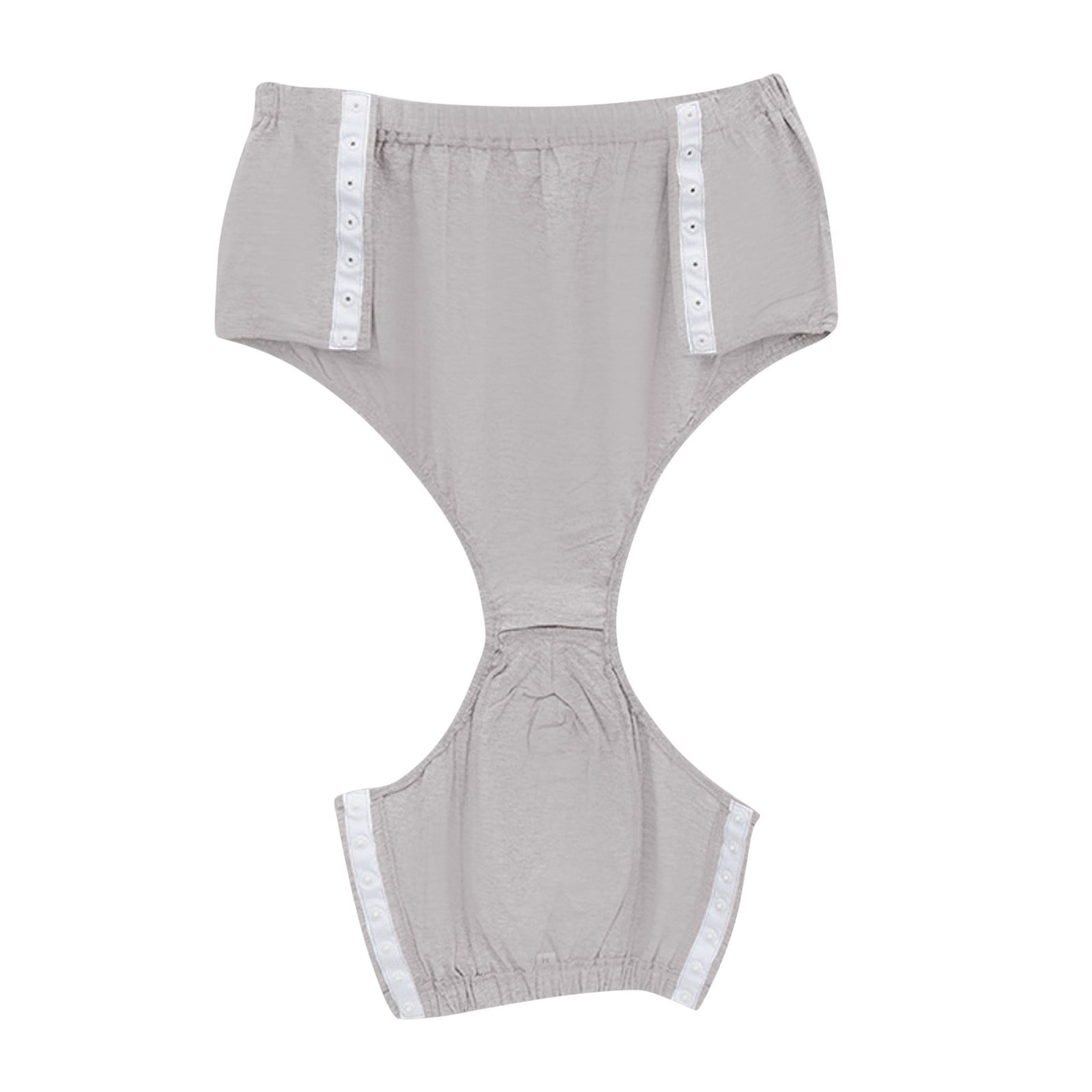 PMUYBHF Underwear Man Long Boxer Full Open Adhesive Briefs on Both