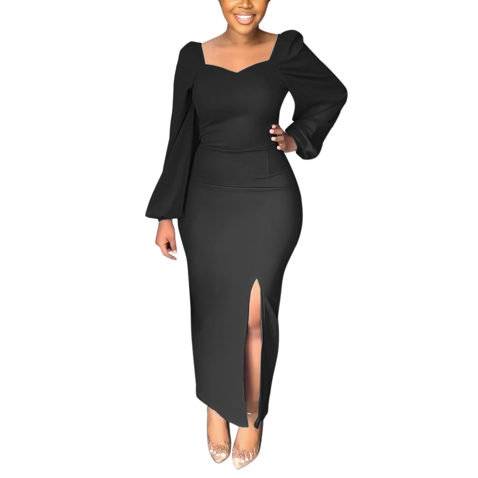 PMUYBHF Wedding Guest Dresses for Women Plus Size with Sleeves