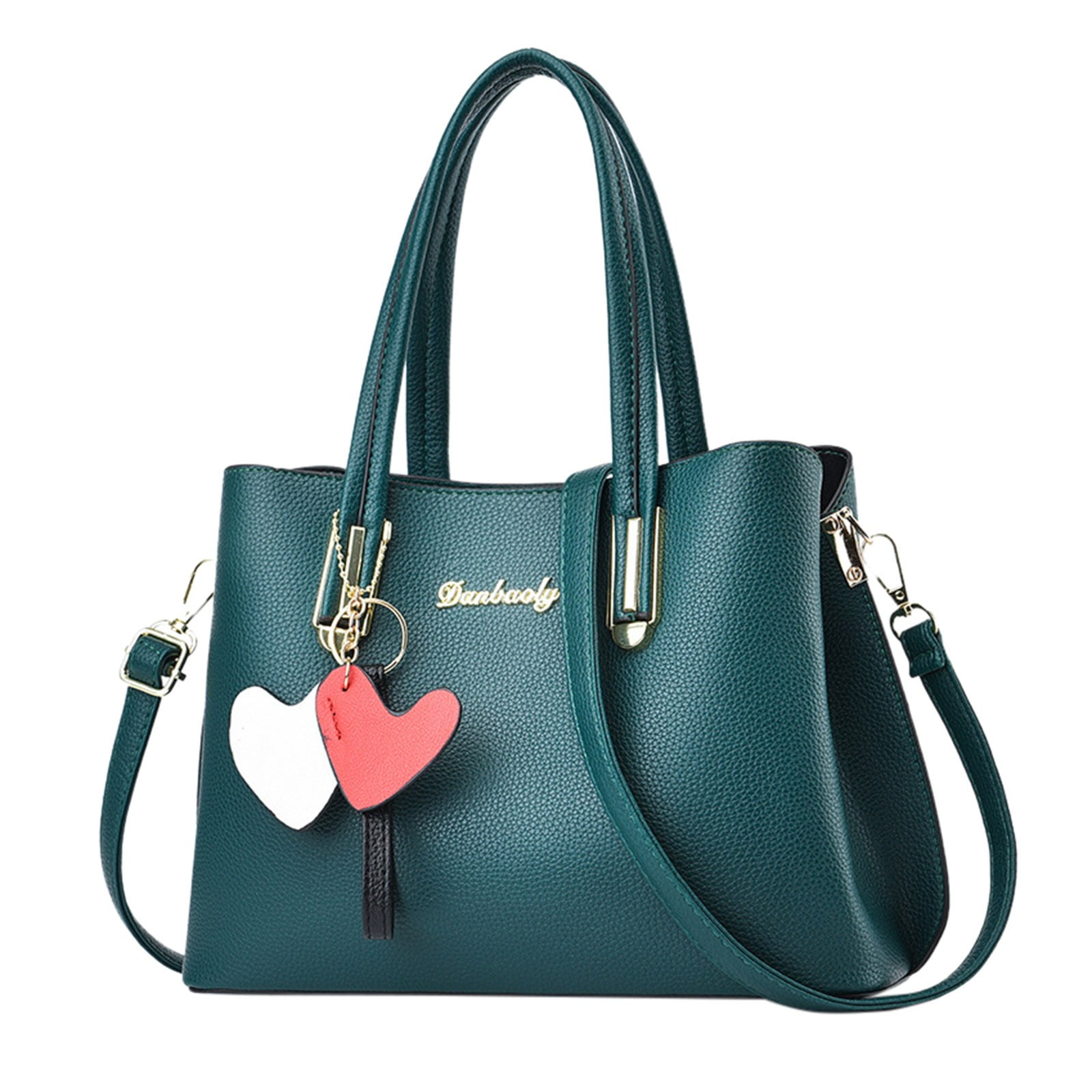 Buy Abhsant Women Satchel Handbags Top Handle Purse,Briefcase for Women  Leather Laptop Shoulder Bag Office Work Crossbody Handbag (F7, Green) at  Amazon.in