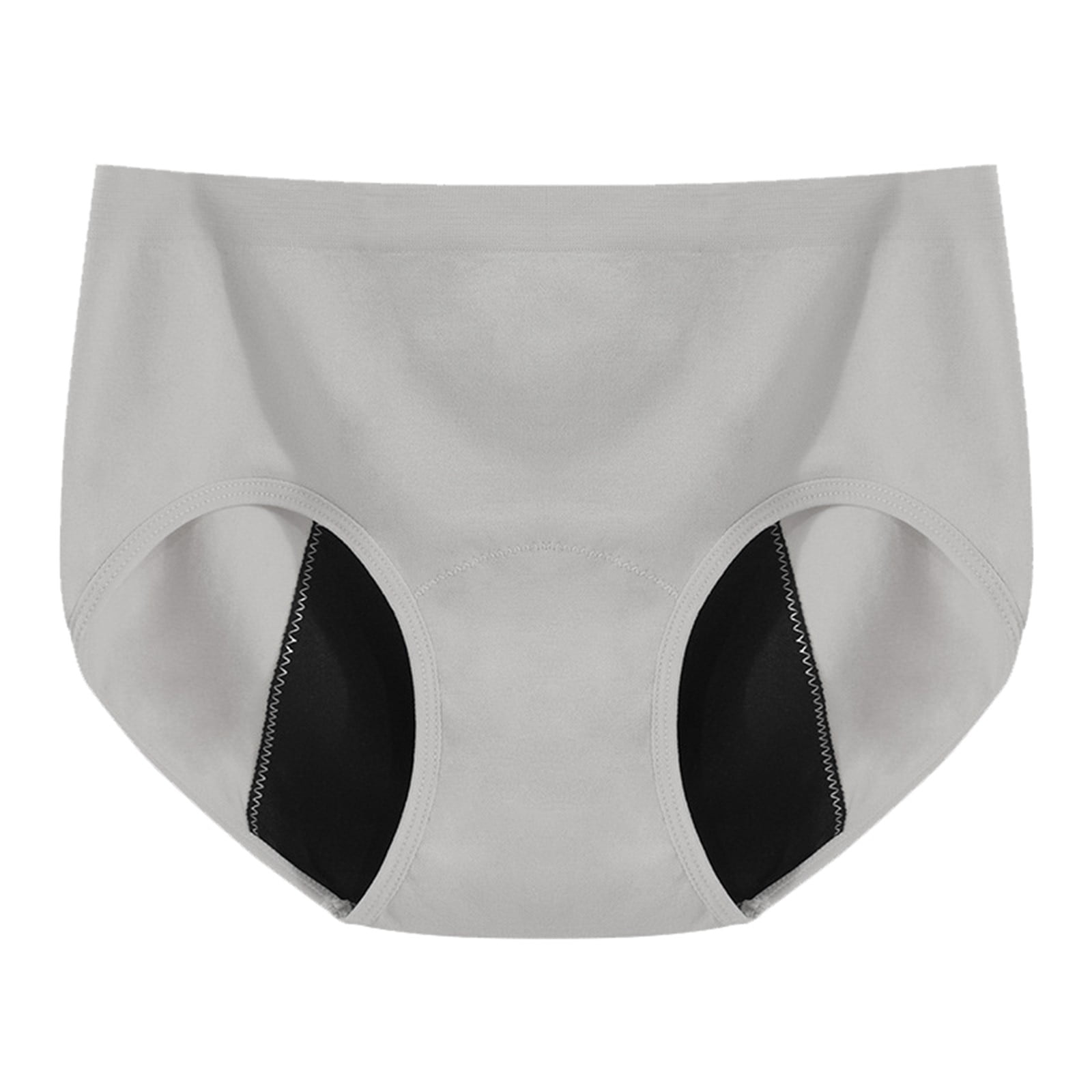 PMUYBHF Womens Boy Shorts Underwear Seamless Women'S Plus Size Mid Waist Menstrual Large Flow