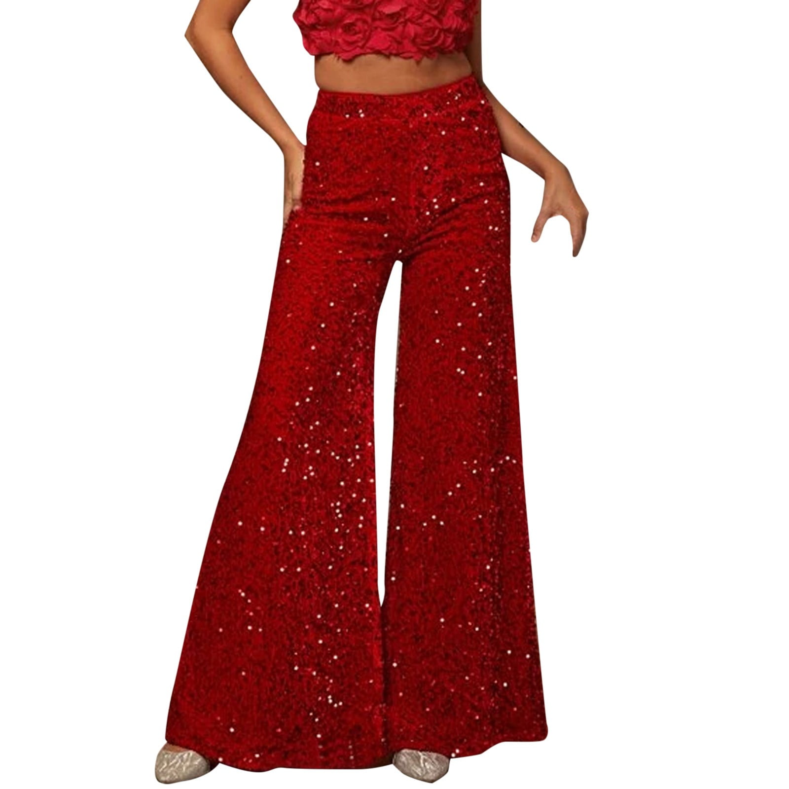 PMUYBHF Womens Plus Size Panties 11 Christmas in July Yoga Pants Flare Plus Women's Fashion